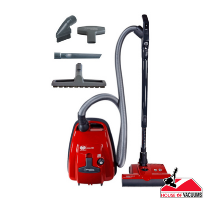 RED SEBO AIRBELT K3 Canister Vacuum Red 9687AM