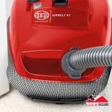 RED SEBO AIRBELT K3 Canister Vacuum Red 9687AM